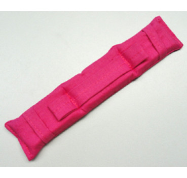 Nackenpolster mit Schlaufen pink uni 10 Stück