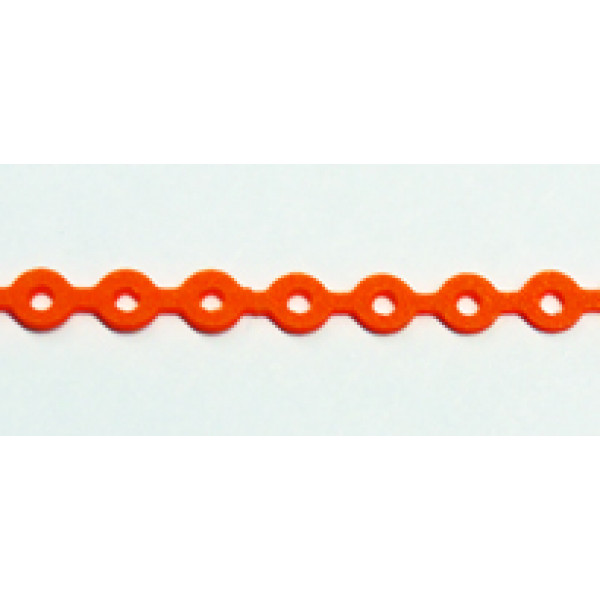 elastische Kette orange Gr. 2 4,5 m